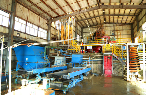 Tungsten gravity concentration plant.jpg Tungsten gravity concentration plant.jpg